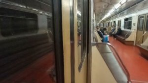Перегон станций метро Беломорская — Ховрино! Уникальный вагон с красным полом+тихий БПСН!