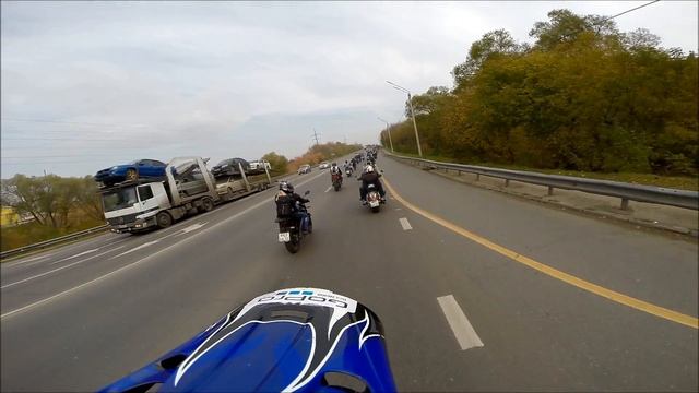 Закрытие мото сезона во Владимире/Road Bullies/Go pro смотреть онлайн