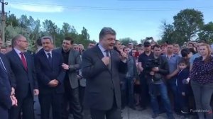 Порошенко на открытии дороги в Вилково: "Выглядит, как не в Украине"