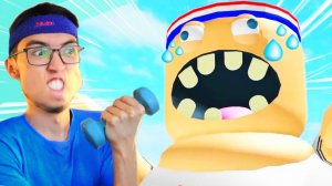 Я СТАЛ ТОЛСТЫМ и СБЕЖАЛ ИЗ КАЧАЛКИ в Roblox