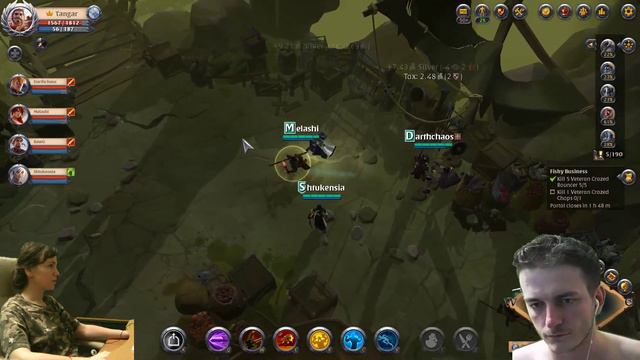Albion Online ИГРА С ДЕВУШКОЙ @ sandbox MMORPG смотреть онлайн