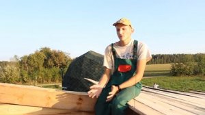 Возведение односкатной крыши своими руками без опыта. Финал.