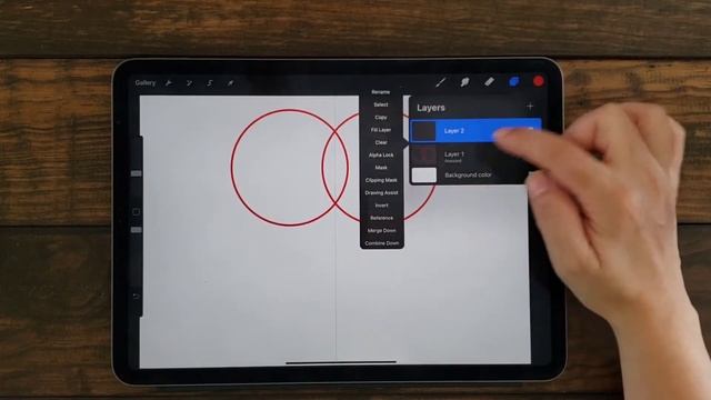 Symmetry tool - How to draw a perfect heart in Procreate смотреть онлайн