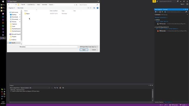 How To Add An Existing Project To Your GitHub Repo With Visual Studio смотреть онлайн