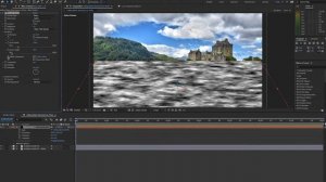 After Effects Tutorial - Realistic Water Motion Using Fractal Noise as Displacement Map