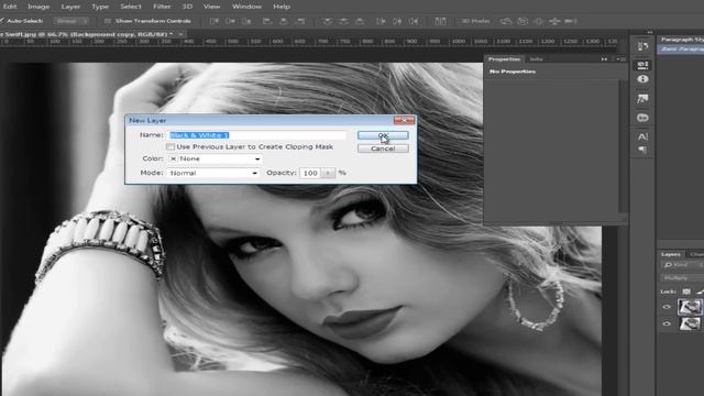 How to Convert Color Photo to Black and White in Photoshop смотреть онлайн