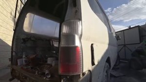 Ниссан Караван после ремонта кузова