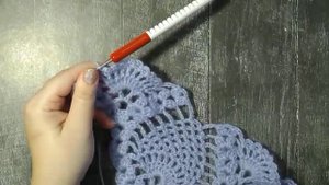 ❄️МК номер 21.Узор для шали крючком.Часть вторая.❄️