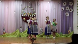 Песня "Frohe Ostern" - группа "Фиалки" - руководитель Надежда Матвеева