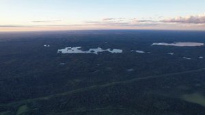 г.Онега,белое море с высоты 1000м.