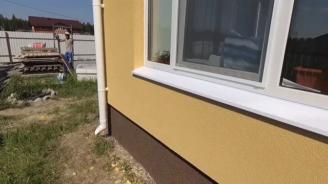 Обзор готового фасада #сфтк #мокрыйфасад #теплодекор смотреть онлайн