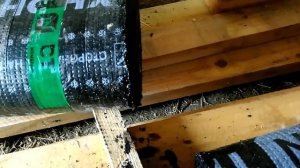 Дом ЗА 250 тыс. РУБЛЕЙ - Как разрезать рулон рубероида ( Фундамент # 7)  Финиш ч.1