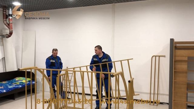 Двухъярусная кровать Клео - сборка смотреть онлайн