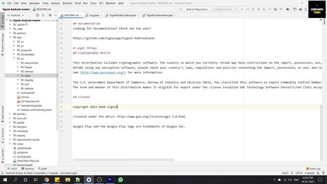 Download Source Code of Signal Mobile App | Code With Yash