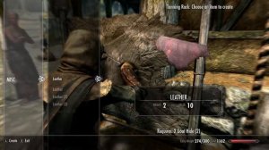 How to get Leather for Adrianne quest - Skyrim Special Edition