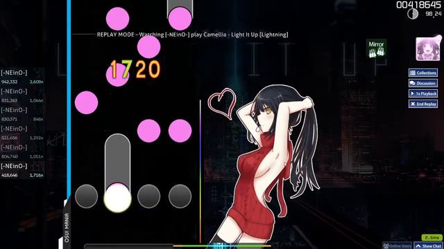 Osu!mania | ★6.50 | Camellia - Light It Up +NC 98.23%?? смотреть онлайн