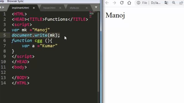 Global and local variables in JavaScript | JavaScript basic lesson - 24 | JavaScript for beginners