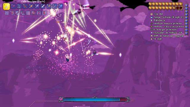 Terraria Master  Armadura Stardust Buffada e Teste com Cristal Arco-Íris! 168