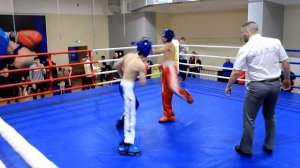 Кикбоксинг. Юноши. Фулл-контакт. Бой 03. Менделеевск 20-02-2020