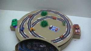 ИГРА ЗА РУЛЁМ НА МАГНИТАХ  ИЗ КАРТОНА Как сделать Игра За рулём на магнитах из картона