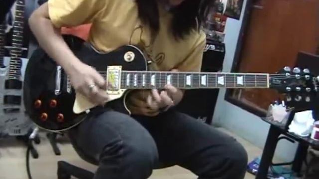 CHATREEO PLAYS EPIPHONE LP STANDARD BLACK GUITAR смотреть онлайн