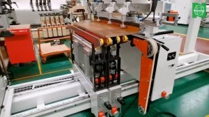 Nanxing NDA402. Многотраверсный сверлильно-присадочный станок проходного типа