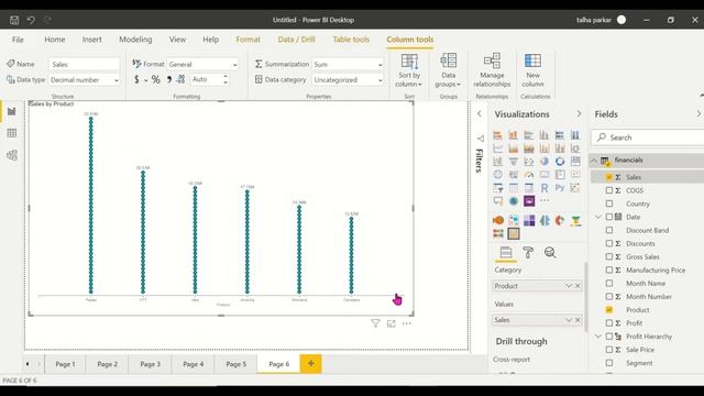 Power BI Custom Visual - Dot Plot
