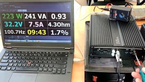 Замер мощности усилителя AMP MASS 2.100 . Подтверждение заявок.