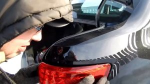 Установка светодиодных фонарей на LADA Granta