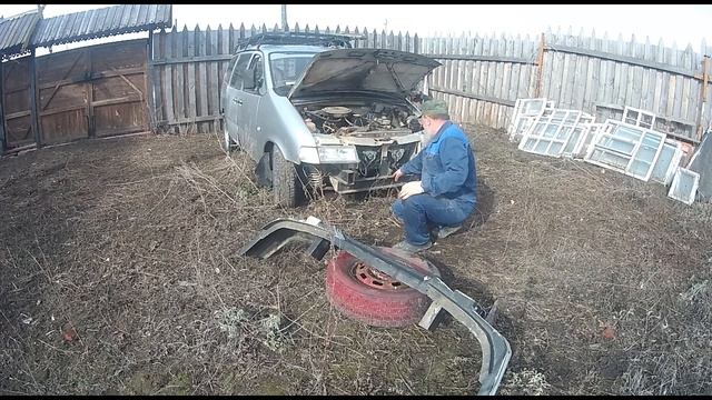 Силовой бампер на ваз 2120 Надежда , своими руками смотреть онлайн