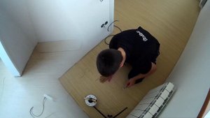 Горячая сварка швов на мармолеуме (натуральном линолеуме) Forbo