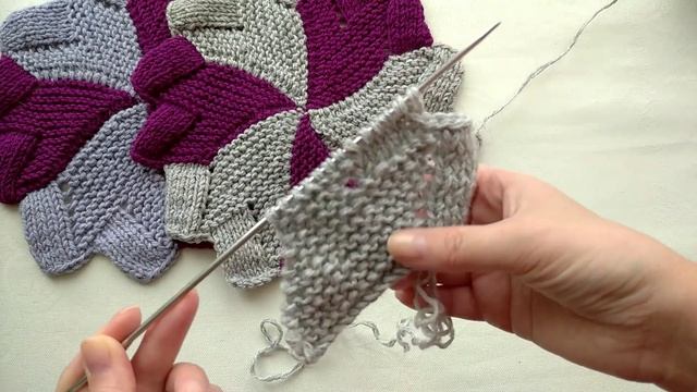 МК.Прихватки под горячее из остатков пряжи спицами . смотреть онлайн