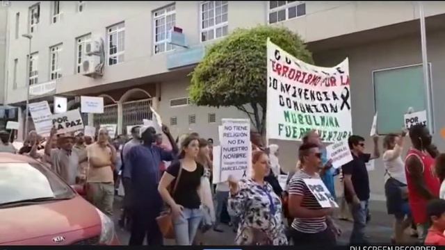 Anti-Terror March. Puerto Del Rosario, Fuerteventura смотреть онлайн