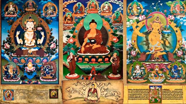 ☸Buddhist Prayer For World Peace - འཛམ་གླིང་ཞི་བདེ་སྨོན་ལམ།|Recalling Three Jewels|Tibetan Prayer