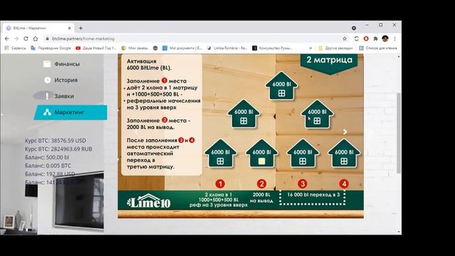 Сколько и как можно заработать в Lime Company / реферальная бонуснонакопительная программа / онлайн