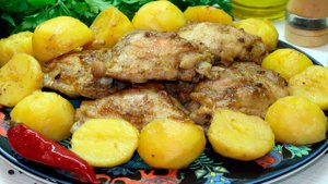 Куриные бёдрышки запечённые в духовке с чесноком и майонезом