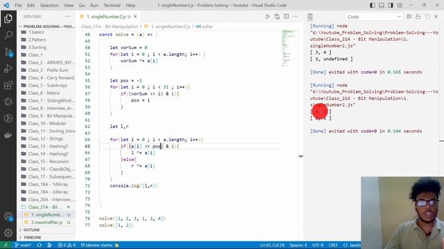 ?Solving Advanced Programming Problems with Bit Manipulation Techniques!?#coding #javascript #dsa #