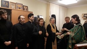 Прощание с игуменом Пантелеимоном