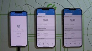 iPhone 13 mini vs iPhone 13 vs iPhone 13 Pro - Проверка скорости и мощности графического процессора