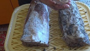 Горячее копчение подвяленного мяса свинины,самый лучший рецепт!!! Пальчики оближешь!!!