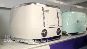 Beko Cosmopolis TAM8402CR 4-Slice Toaster - White & Chrome - Quick Look