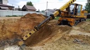 Экскаватор планировщик татра 8(915)002-35-83 с удлинителем стрелы