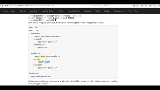 Docker Compose - Deploying muliple spring boot microservices смотреть онлайн