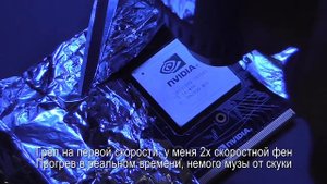 Прогрев видеокарты GeForce Palit GTX 480 строительным феном