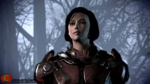 Mass Effect 3 Samantha Traynor Romance & Female Shepard Shower Full CutScenes (ME3)