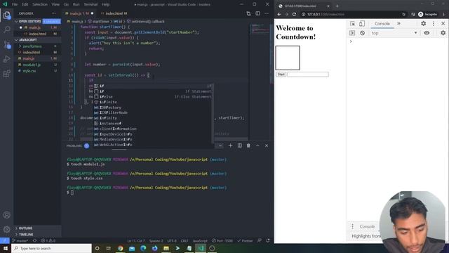 JavaScript 101: setInterval and setTimeout! смотреть онлайн