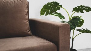 Парадиз (03) диван кровать коричневый велюр.ШКАФ39