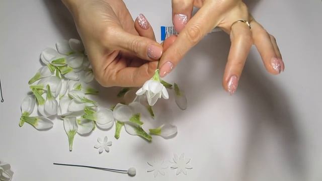 Мастер-класс "Маттиола из фоамирана". Часть 2.