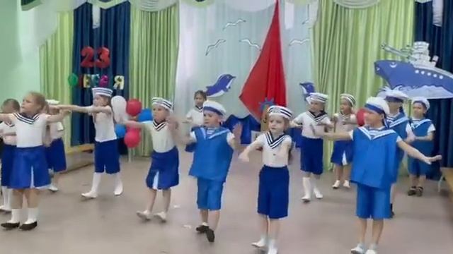 Танец на 23 февраля «Бескозырка белая»