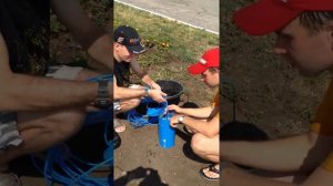 Установка электрического пьезометра в пьезометрическую скважину